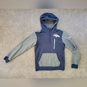 Nike Denver Broncos Hoodie, Men's Small